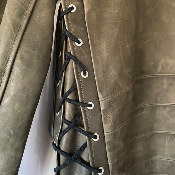 UNRAVEL PROJECT MOTO LEATHER JACKET - Picture 3 of 14